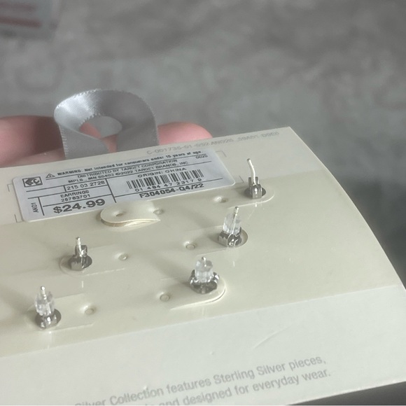 A New Day Cubic Zirconia Studs - Picture 3 of 3